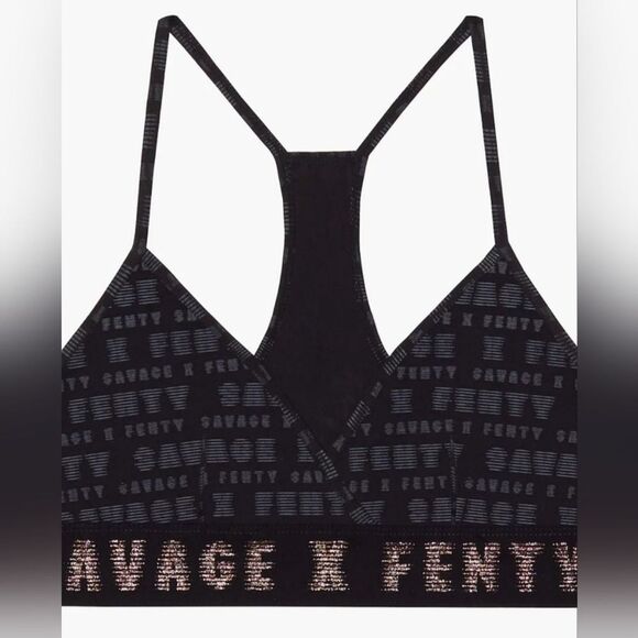 Savage X Fenty Forever Savage Bralette Womens SZ XL Glam Athleisure Casual Comfy - Picture 2 of 7